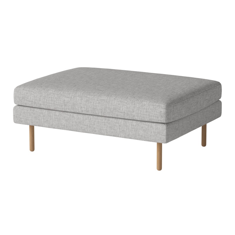 Bolia - Scandinavia Pouf | Nantes hellgrau / aus Aufbewahrung / 100 x 70 cm