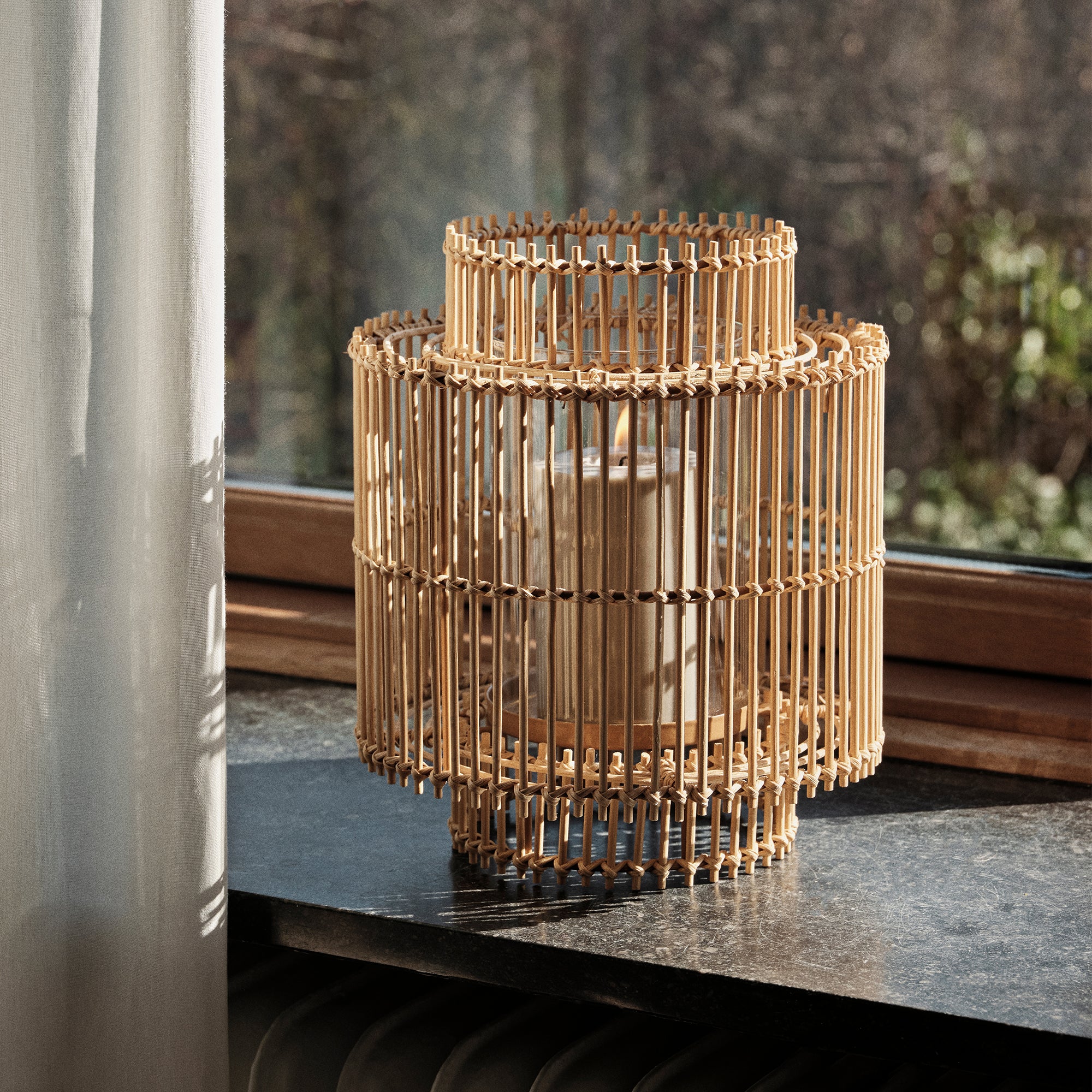 Broste Copenhagen - Kajsa Laterne | Ø 20 cm x H 23,5 cm
