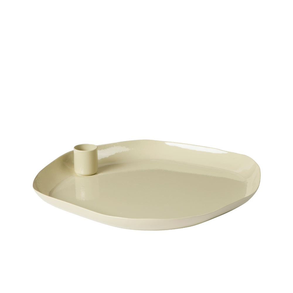 Broste Copenhagen - Mie Kerzentablett | 25 x 25 x 3 cm / castle beige
