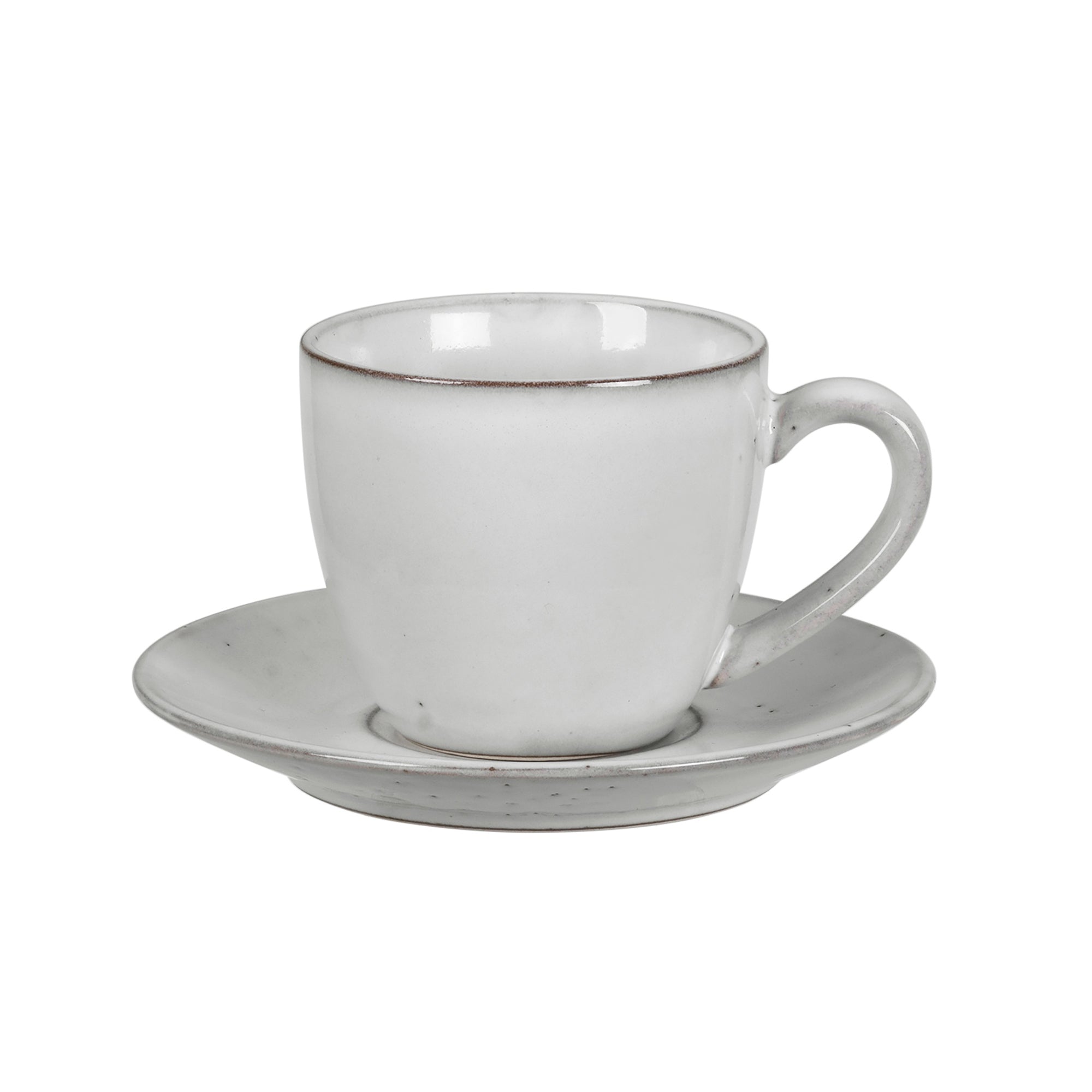 Broste Copenhagen - Nordic Sand Tasse mit Untertasse | 150 ml