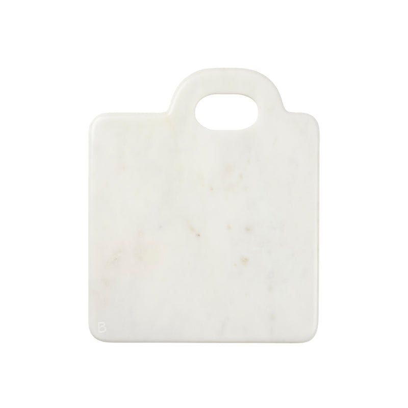 Broste Copenhagen - Olina Schneidebrett | Marmor weiß / 26 x 30 cm