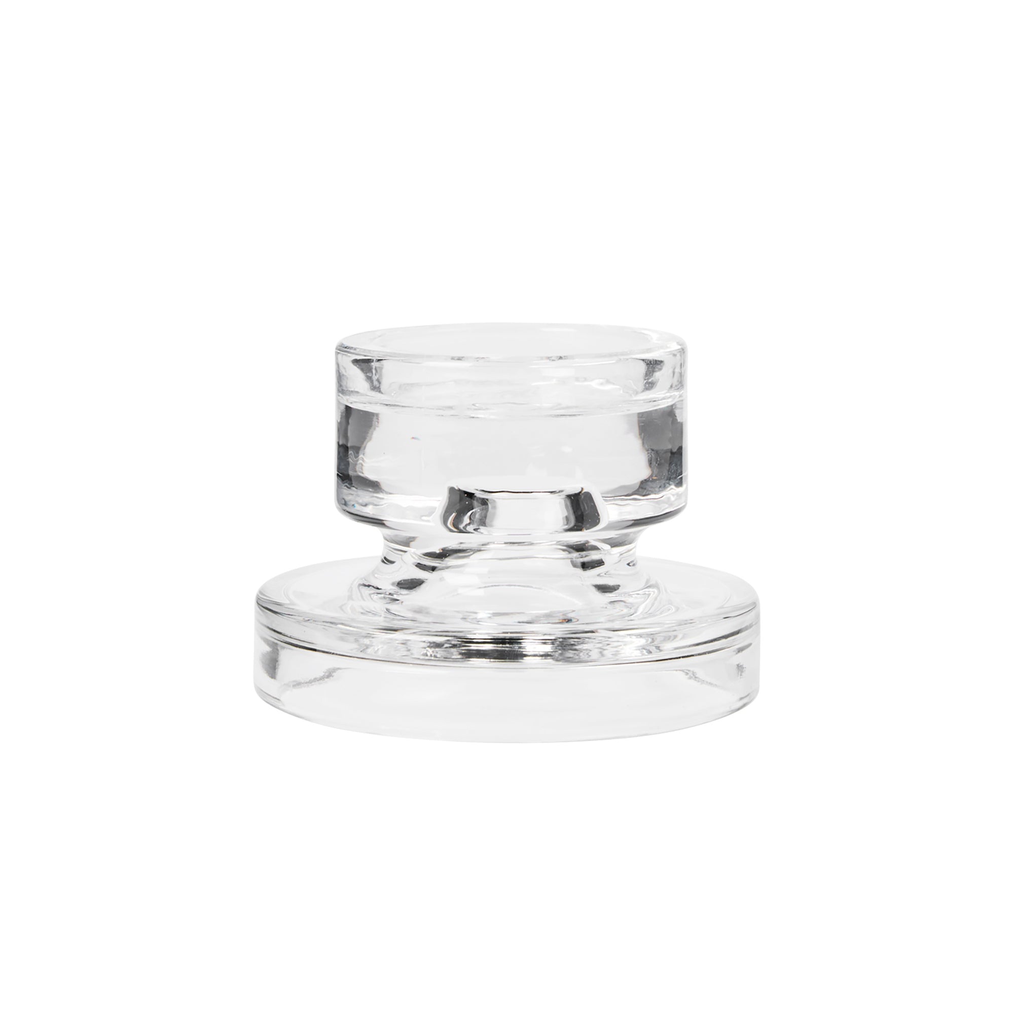 Broste Copenhagen - Petra Kerzenständer | Ø 11 x H 8 cm / clear