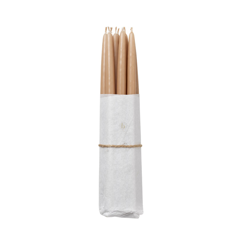 Broste Copenhagen - Tapers getauchte Spitzkerze | walnut