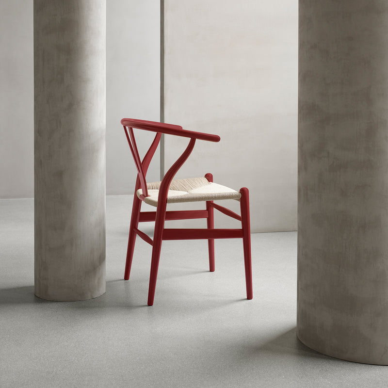 Carl Hansen - CH24 Wishbone Chair, schwarzes Geflecht