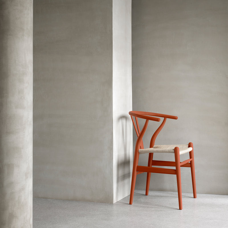 Carl Hansen - CH24 Wishbone Chair, schwarzes Geflecht