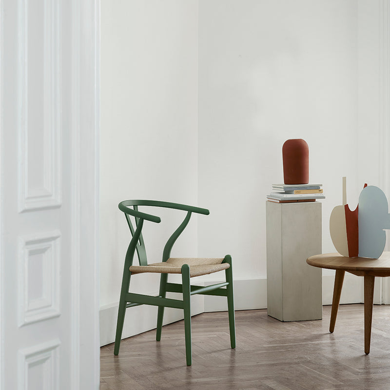 Carl Hansen - CH24 Wishbone Chair, schwarzes Geflecht