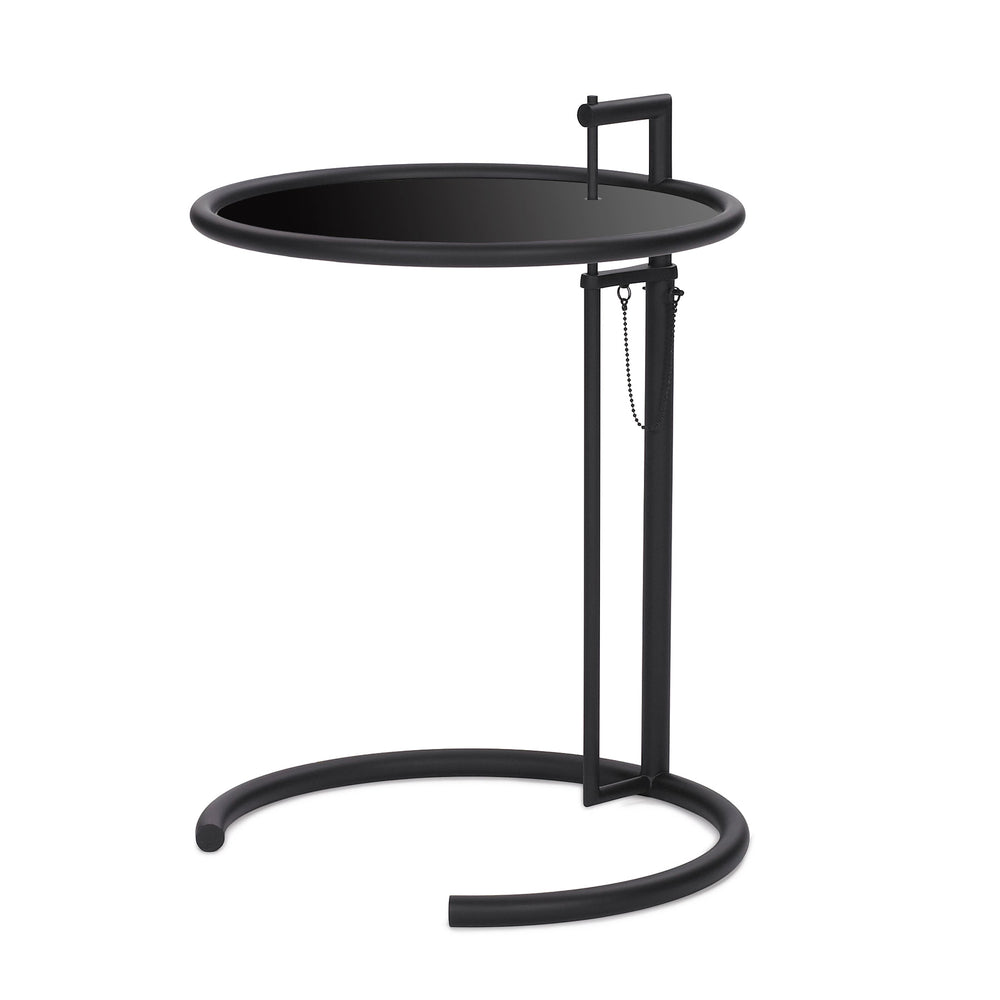 ClassiCon - Adjustable Table E 1027 | Metallplatte schwarz / schwarz