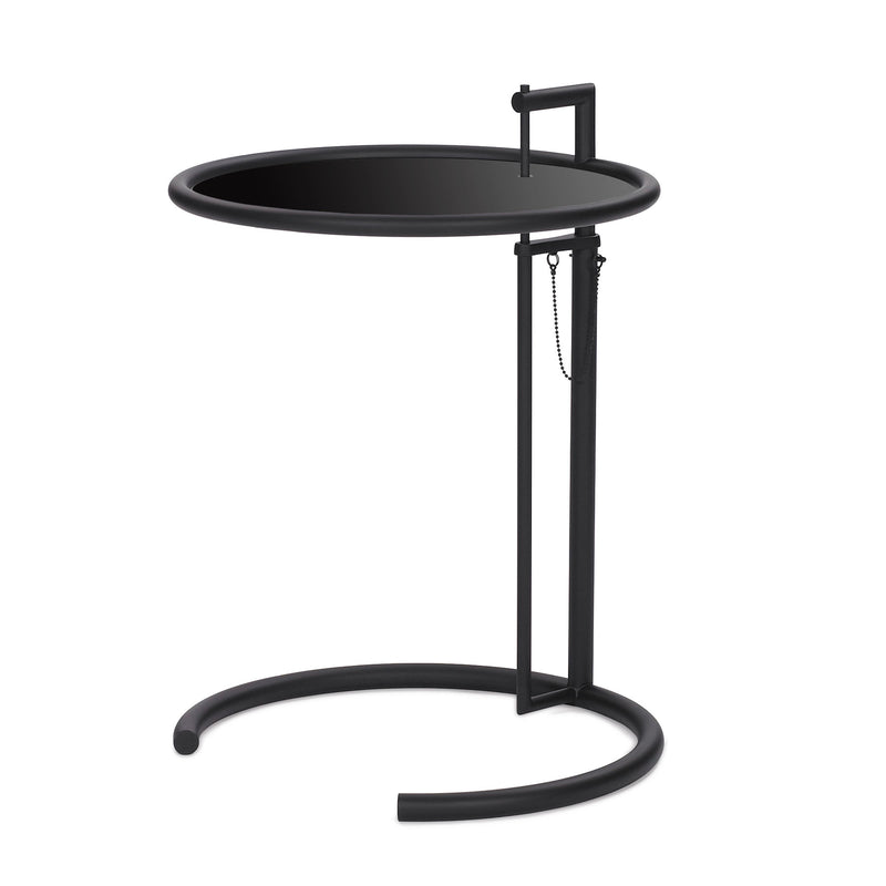 ClassiCon - Adjustable Table E 1027 | Metallplatte schwarz / schwarz