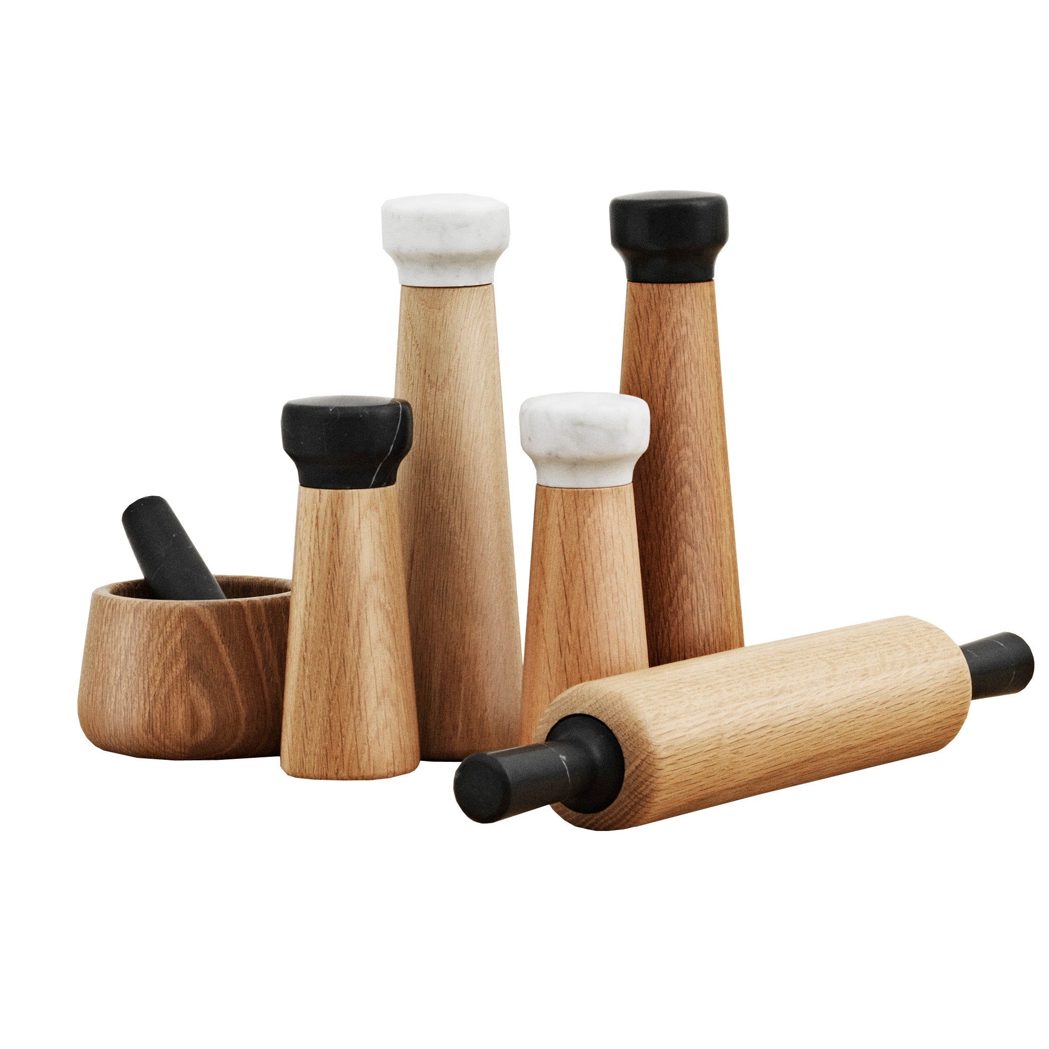 Normann Copenhagen - Craft Salz- und Pfeffermühle | Marmor weiß / klein