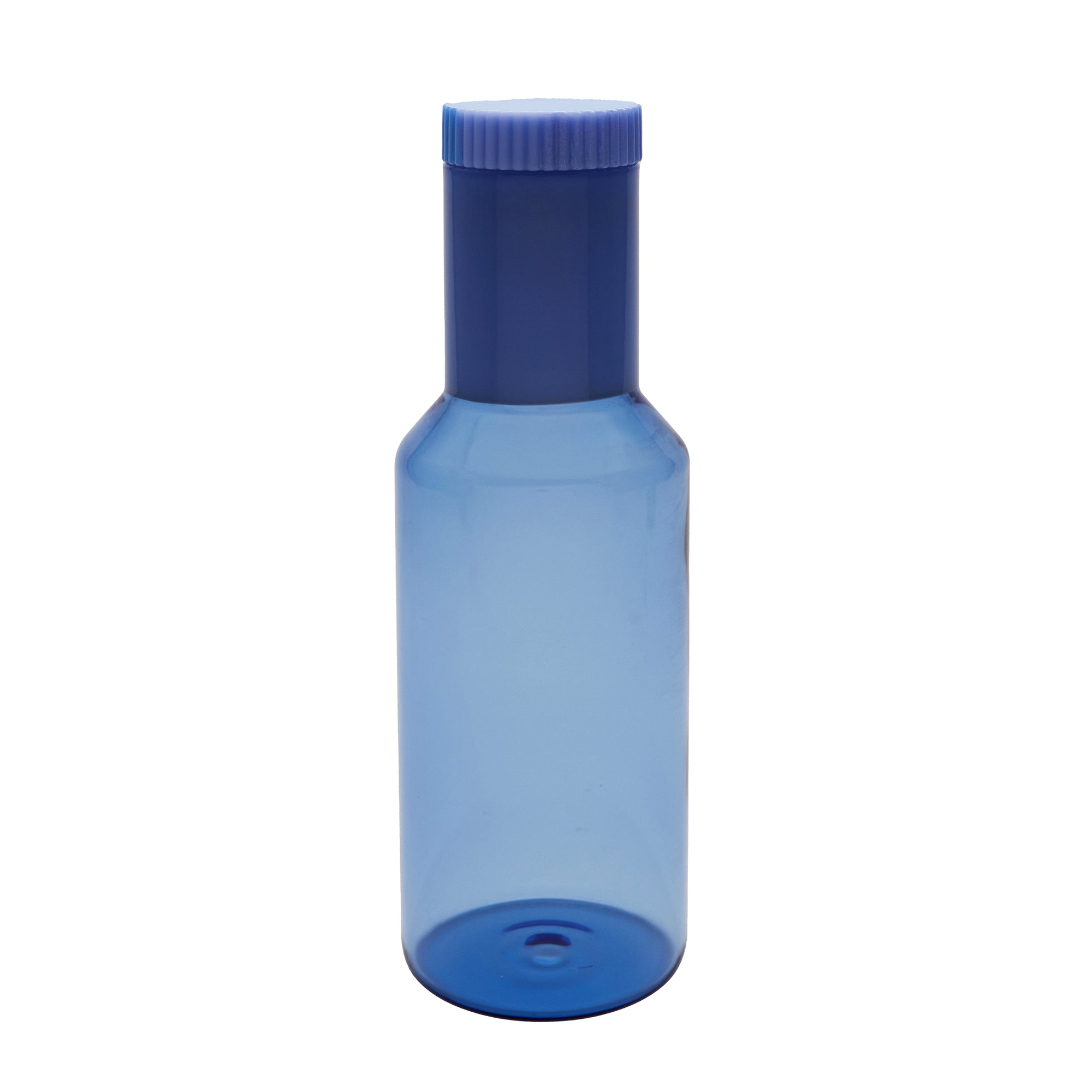 Design Letters - Tube Glaskaraffe | blue/milky blue