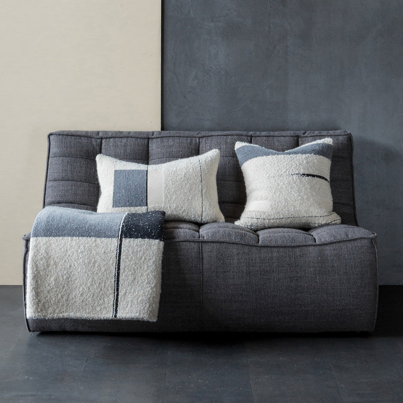 Ethnicraft - N701 2-Sitzer Sofa | dark grey