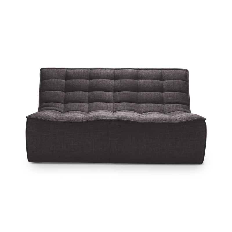 Ethnicraft - N701 2-Sitzer Sofa | dark grey