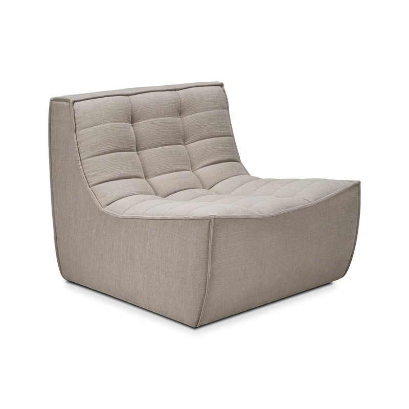 Ethnicraft - N701 Sessel, beige | Eco ecru