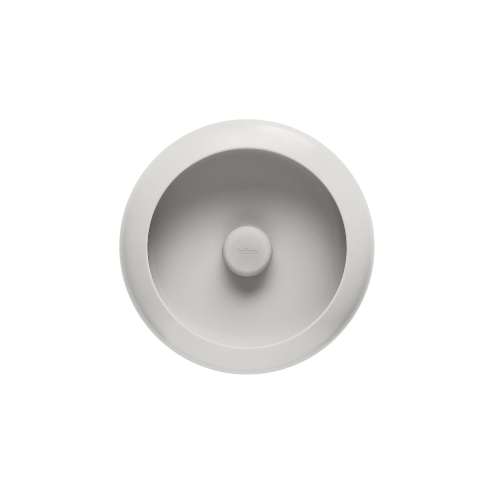 Fatboy - Oloha Large Schale mit LED Akkuleuchte | Medium / light grey