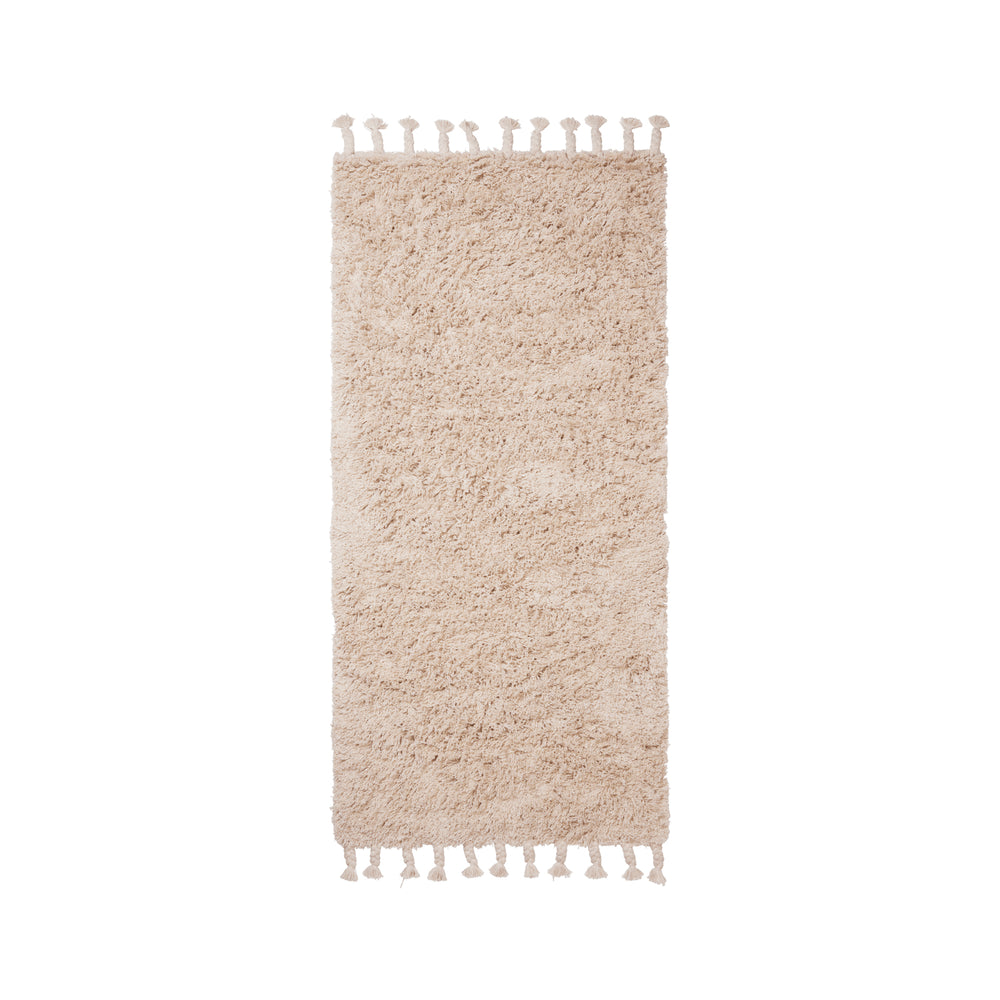 Ferm Living - Amass Hochflor Läufer | 70 x 140 cm / weiß