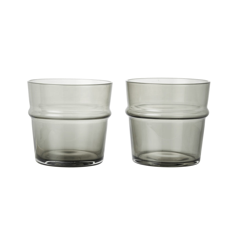 Ferm Living - Boya Trinkglas | 30 cl / smoked grey
