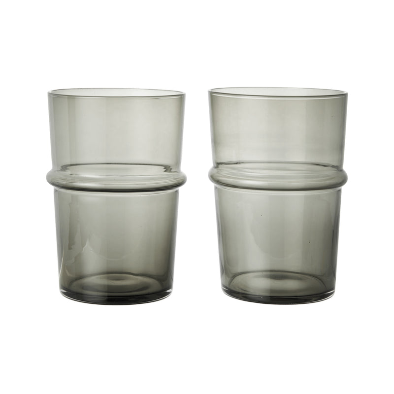 Ferm Living - Boya Trinkglas | 45 cl / smoked grey
