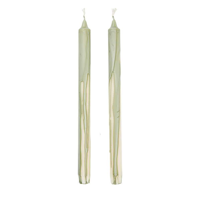 Ferm Living - Dryp Stabkerzen Set | tea green