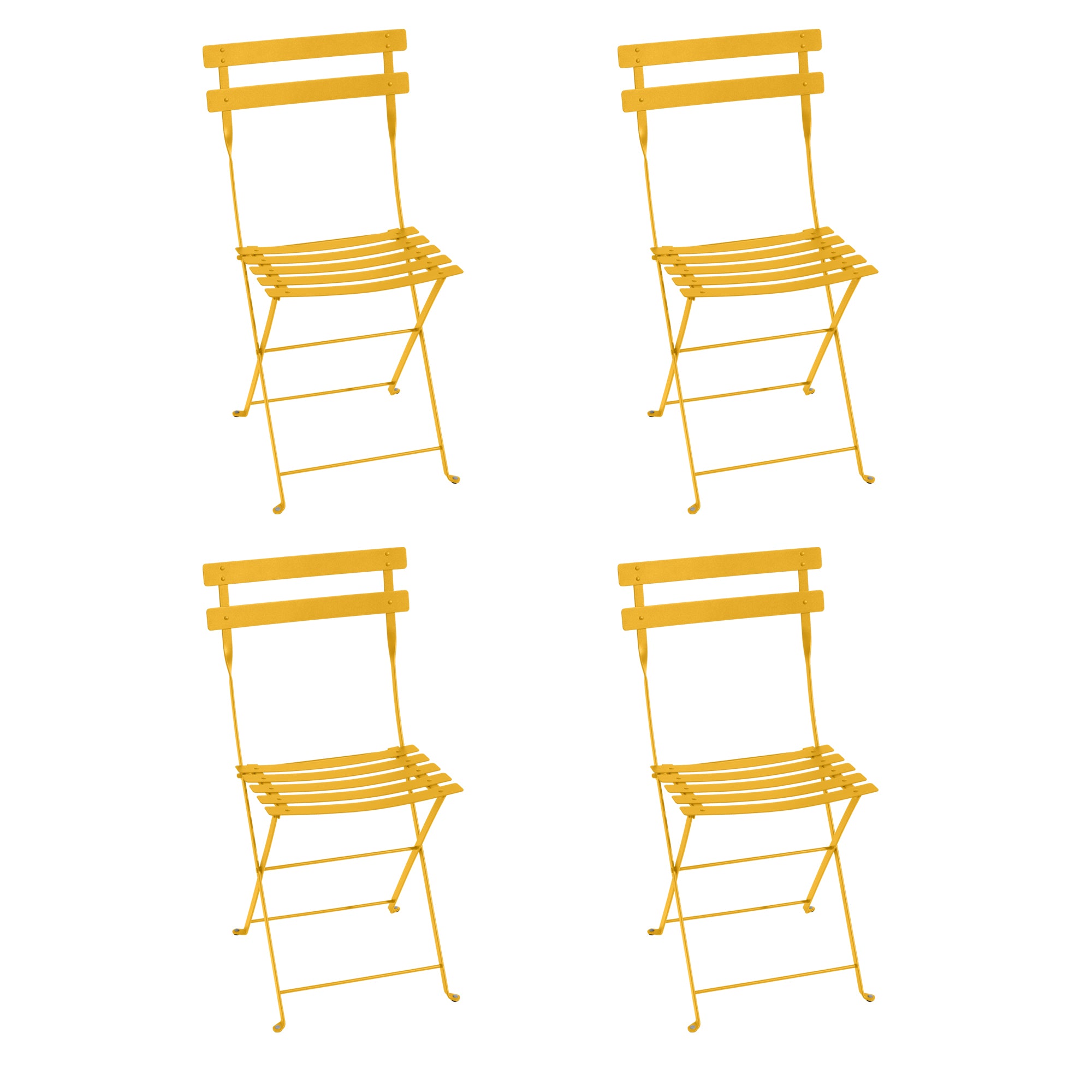 Fermob - Bistro Klappstuhl Metall (4er-Set) | honig