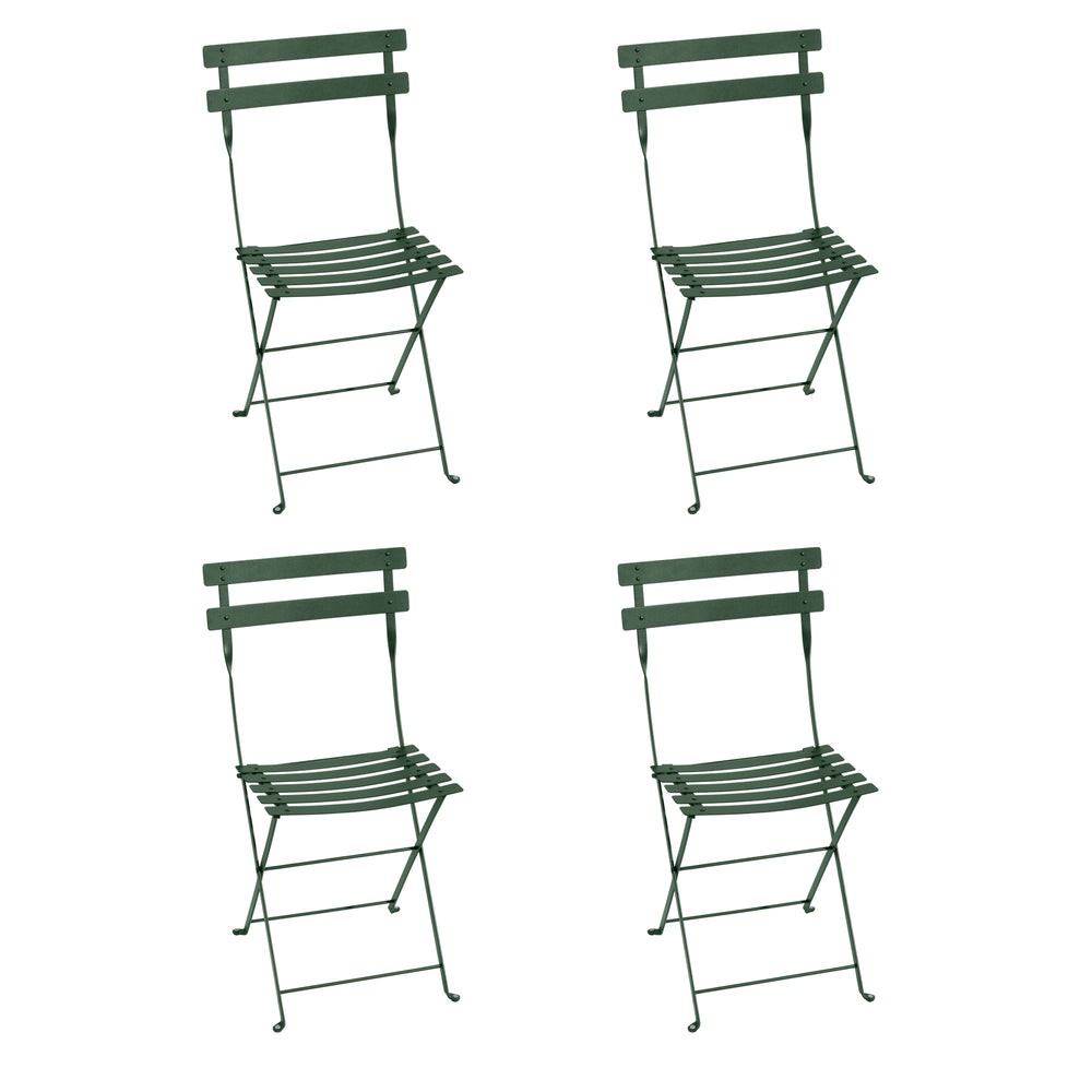 Fermob - Bistro Klappstuhl Metall (4er-Set) | zederngrün