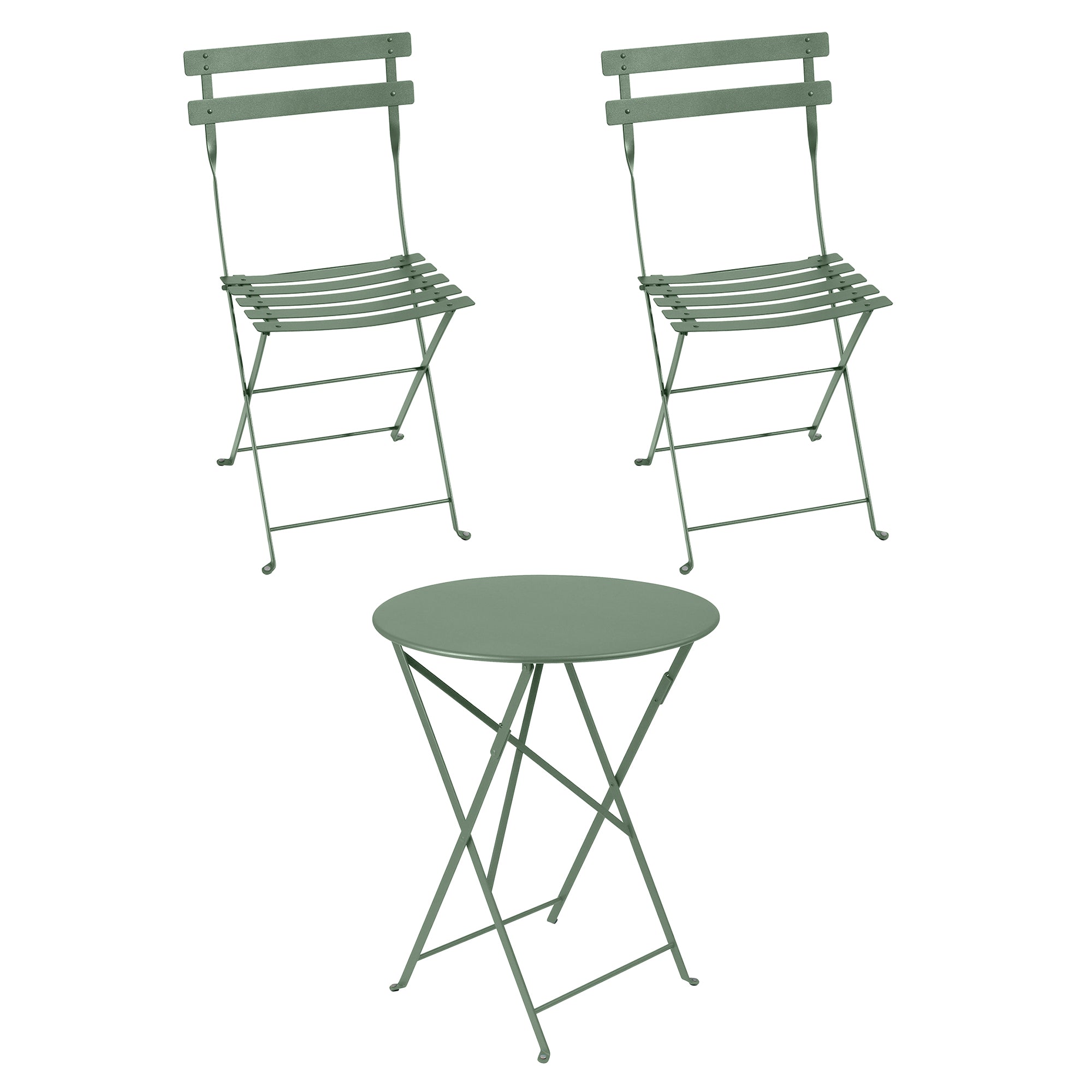 Fermob - Bistro Klapptisch + 2 Klappstühle | kaktus