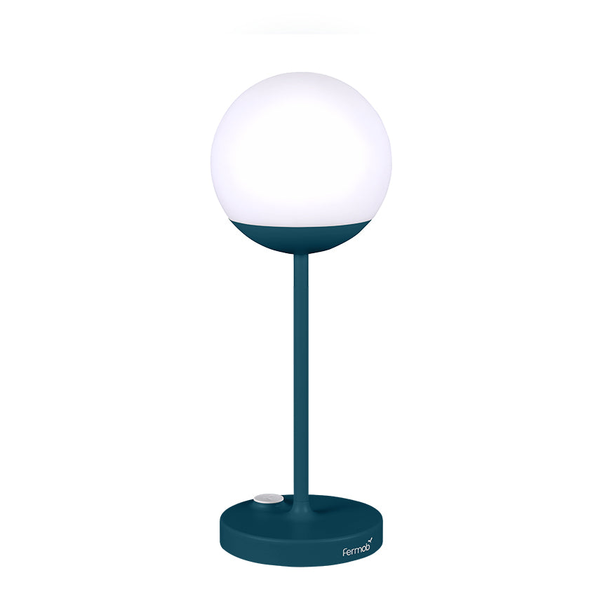 Fermob - Mooon! Akku LED-Leuchte | acapulcoblau