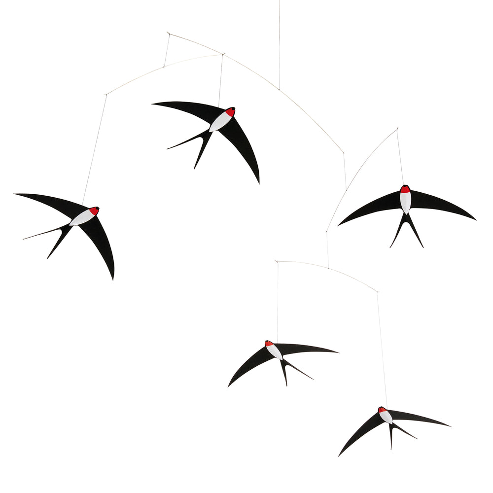 Flensted Mobiles - Flying Swallows Mobile | 5