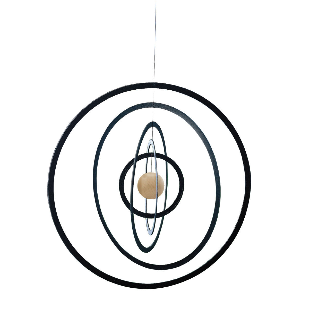 Flensted Mobiles - Science Fiction Mobile | rund / schwarz/natur