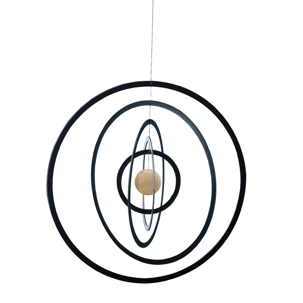 Flensted Mobiles - Science Fiction Mobile | rund / schwarz/natur
