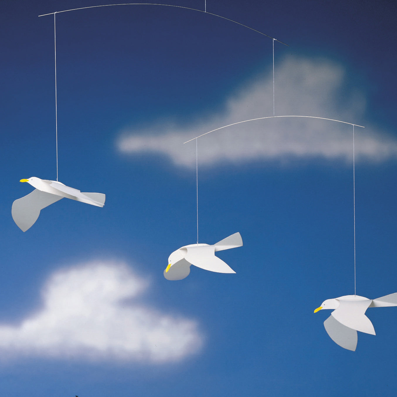 Flensted Mobiles - Soaring Seagulls Mobile