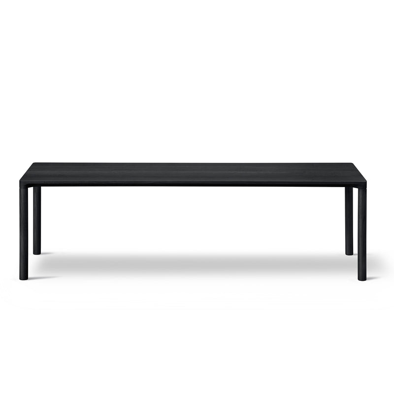 Fredericia - Piloti Sofatisch | 39 x 120 x 35 cm / Eiche schwarz lackiert