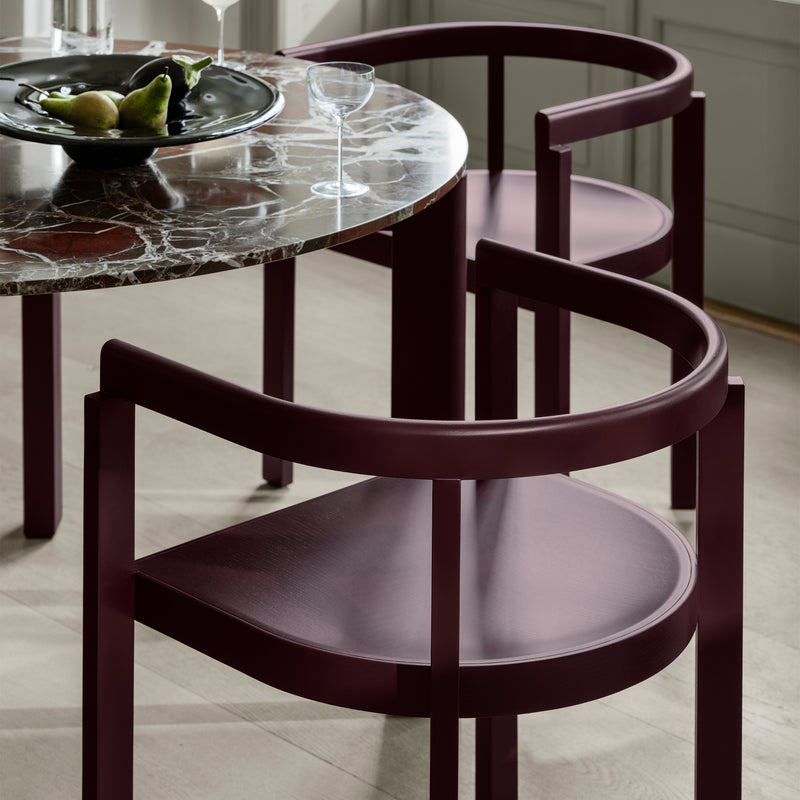 Fritz Hansen - After Armlehnstuhl | Burgund