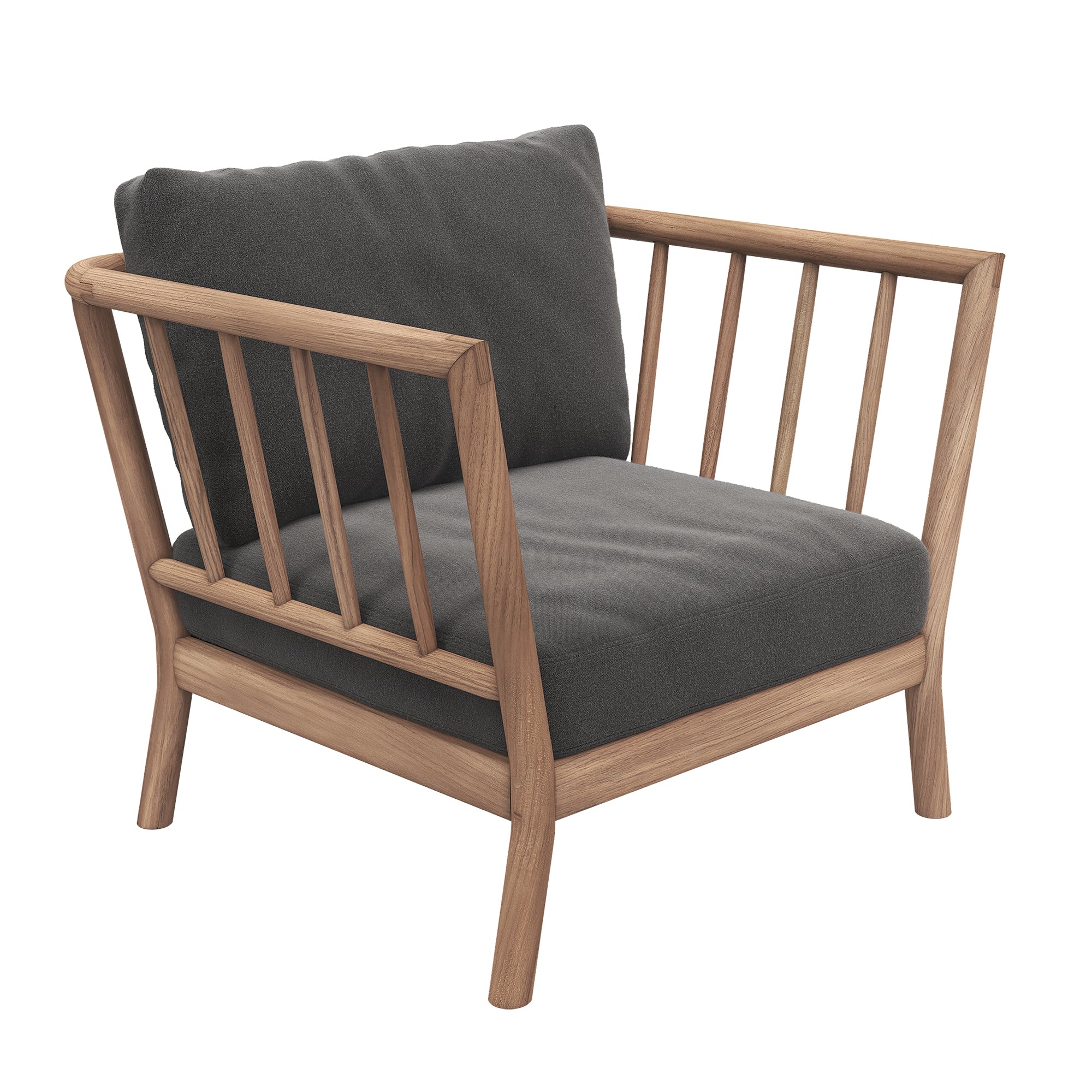 Fritz Hansen - Skagerak Tradition Outdoor Lounge Chair | charcoal