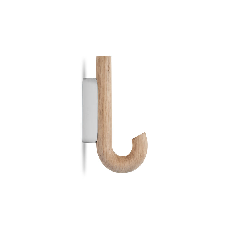 Gejst - Wandhaken | mini / Eiche natur/chrom