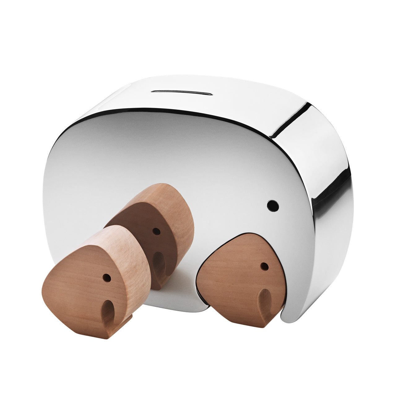 Georg Jensen - Moneyphant Spardose | Eichenholz