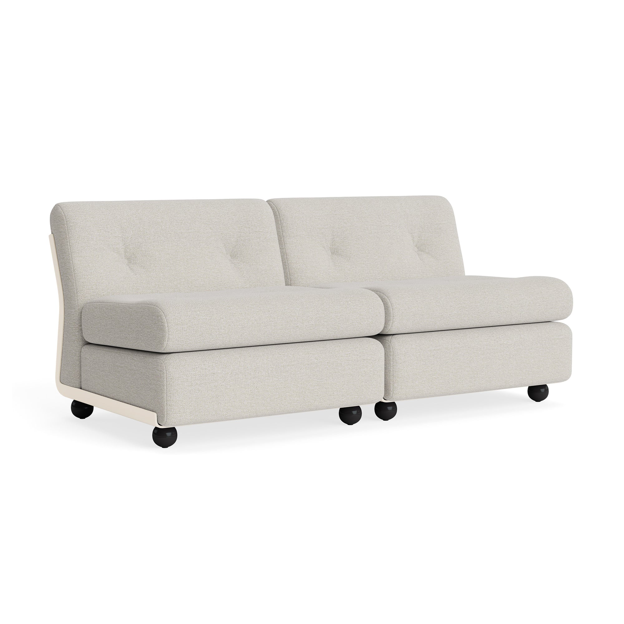 HAY - Amanta 2-Sitzer Sofa | HAY Story cream beige/hellgrau (102)