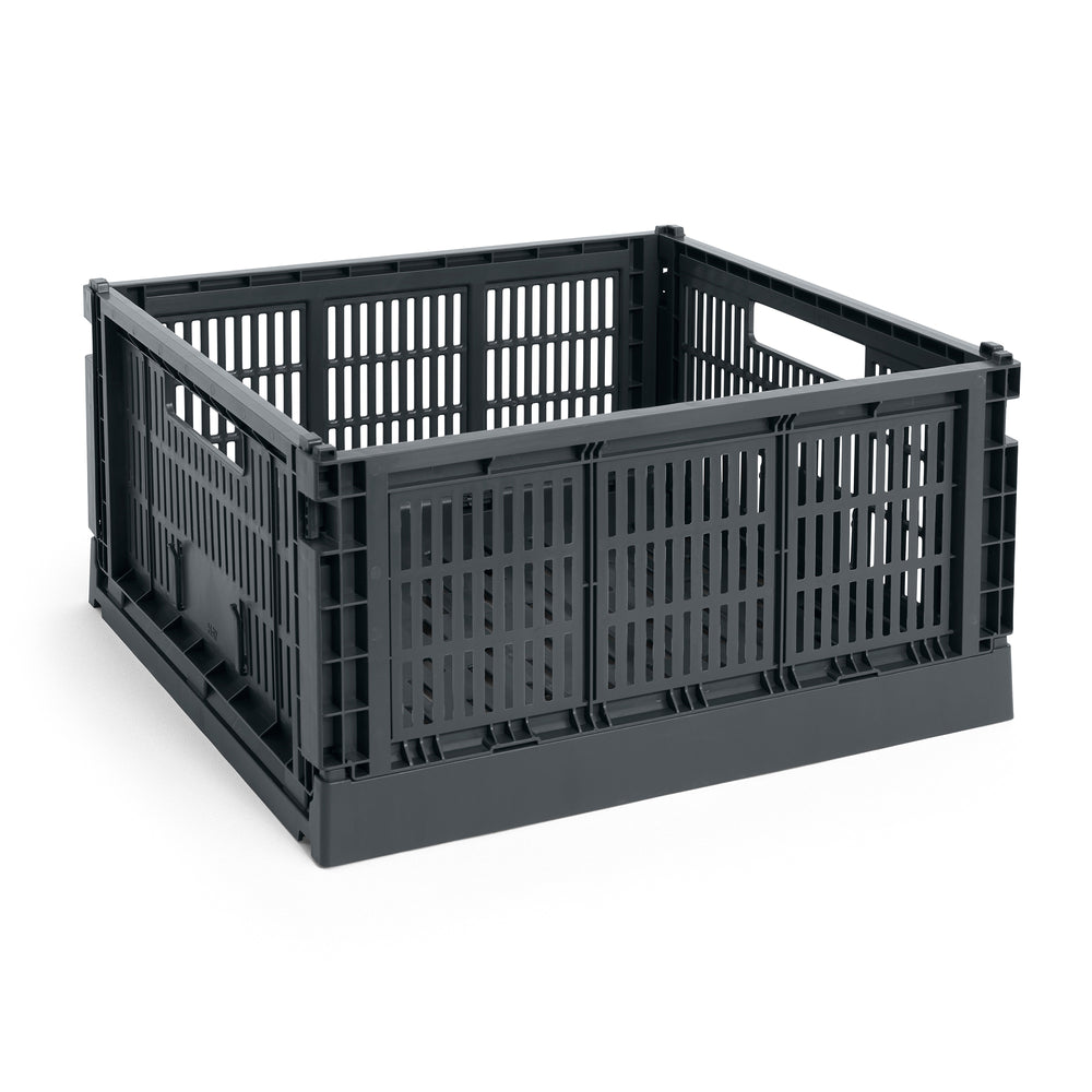 HAY - Colour Crate Korb Square | L / charcoal