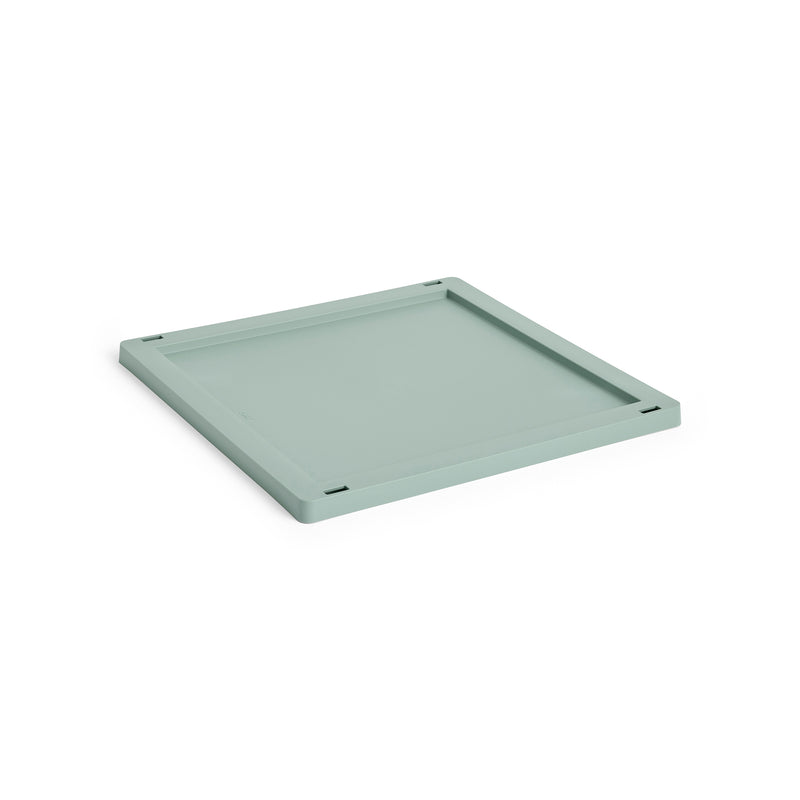HAY - Deckel für Colour Crate Square Korb | Kunststoff / M / sage green