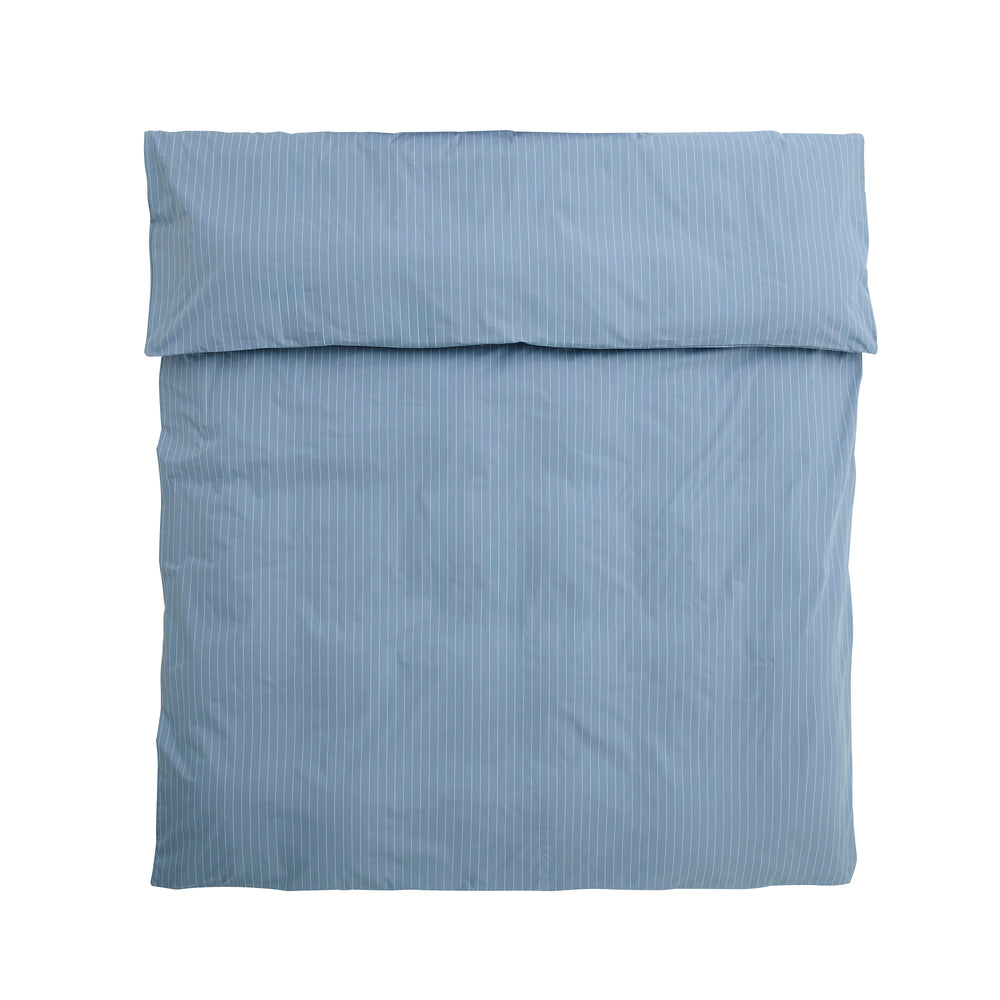 HAY - Fineline Bettdeckenbezug | 200 x 135 cm / blue, 140 x 200 cm / blau, 155 x 220 cm / blau, 200 x 200 cm / blau, 200 x 210 cm / blau