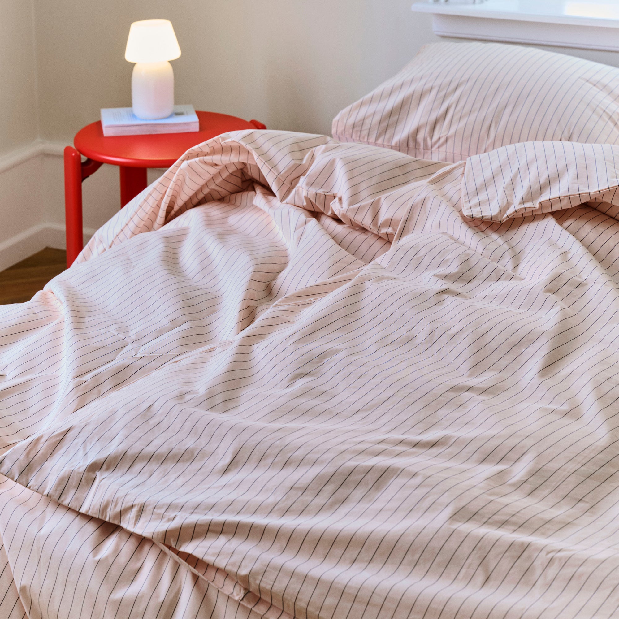 HAY - Fineline Bettdeckenbezug | 200 x 135 cm / soft pink