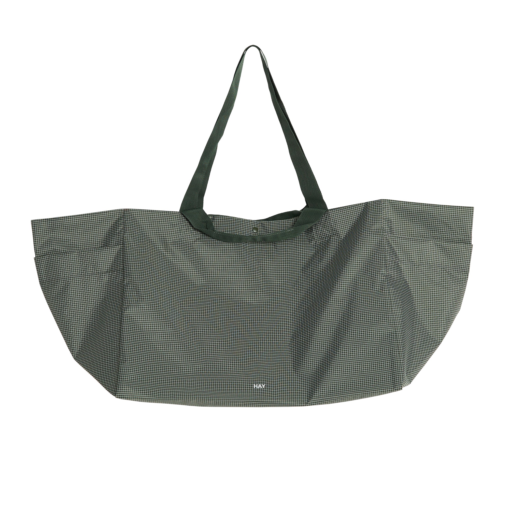 HAY - Grid Weekend Bag | dunkelgrün