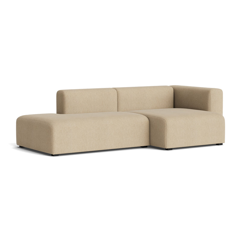 HAY - Mags Sofa 2,5-Sitzer | Turf sand / Armlehne rechts / Kombination 3