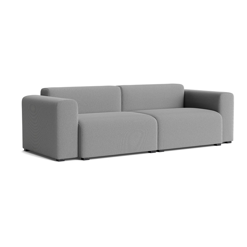 HAY - Mags Sofa 2,5-Sitzer mit niedriger Armlehne | Steelcut Trio grau (133) / Armlehne beidseitig / Kombination 1
