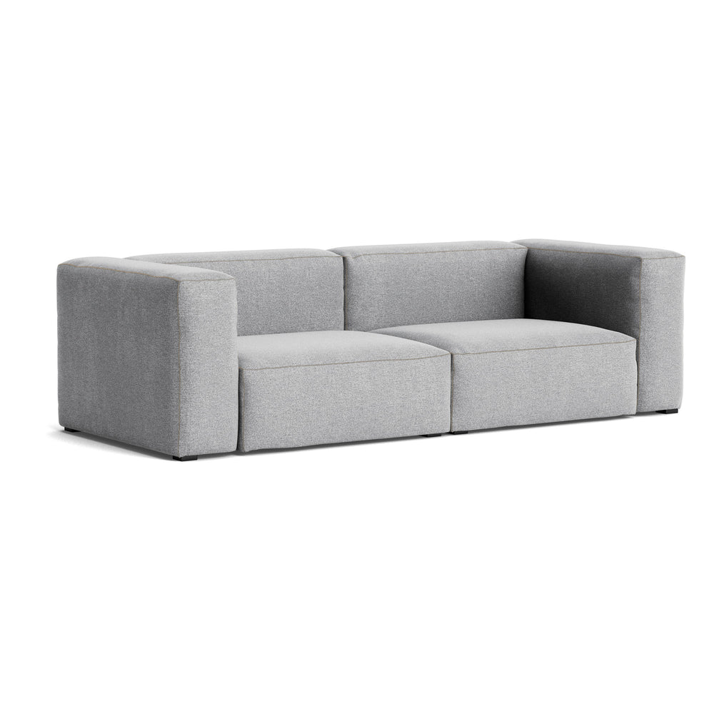 HAY - Mags Soft Sofa 2,5-Sitzer | Kvadrat Hallingdal 65 hellgrau (130) / Armlehne beidseitig / Kombination 1