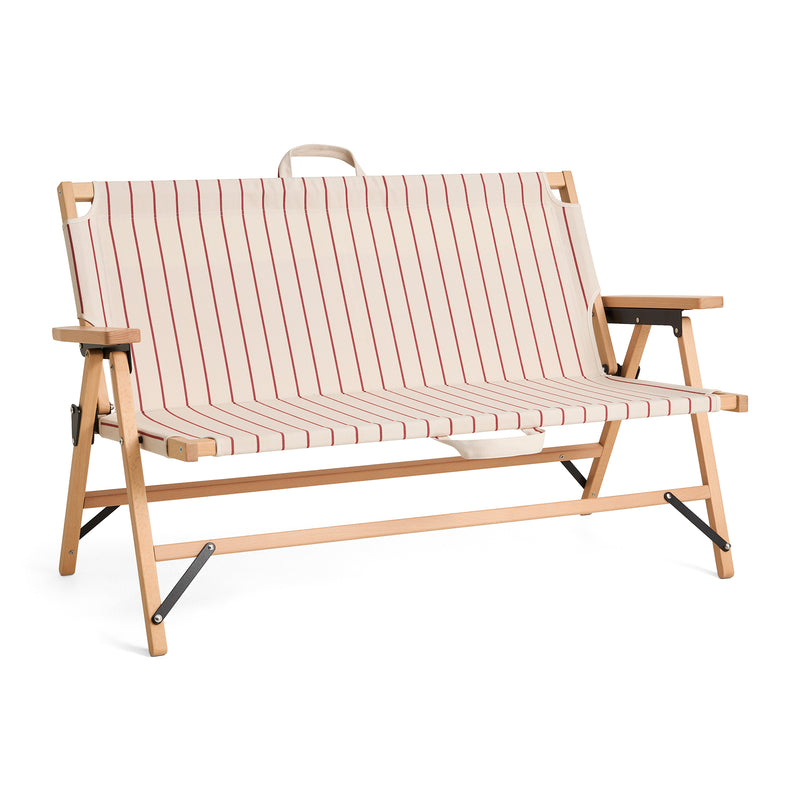 HAY - Outdoor Market Klappsofa | beige with red stripe