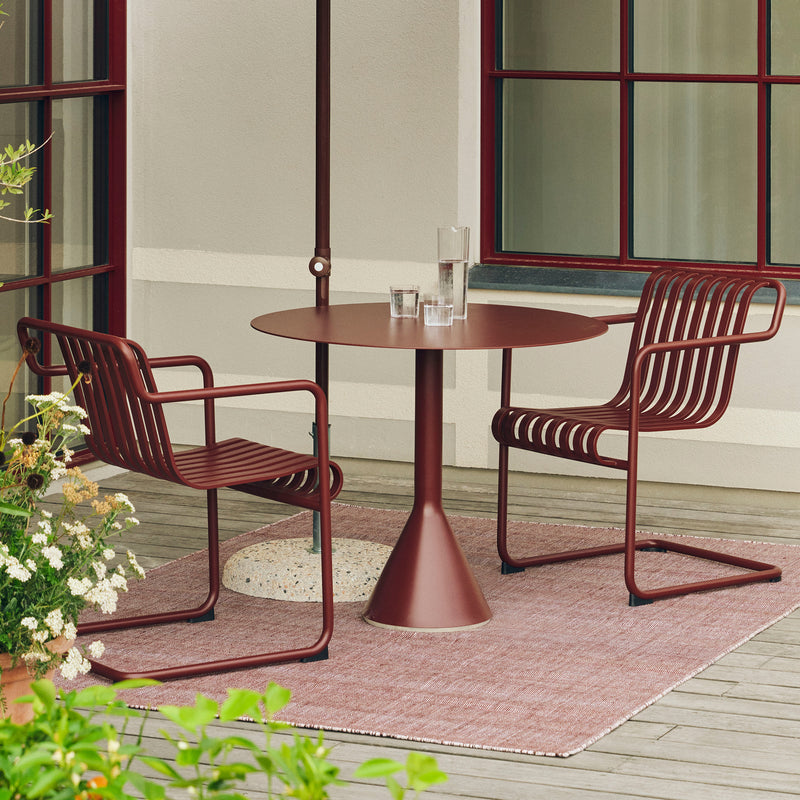HAY - Palissade Cone Stehtisch | 90 x 74 cm / eisenrot