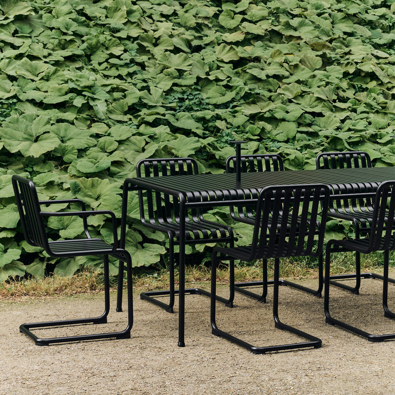HAY - Palissade Tisch + 4x Dining Armchair