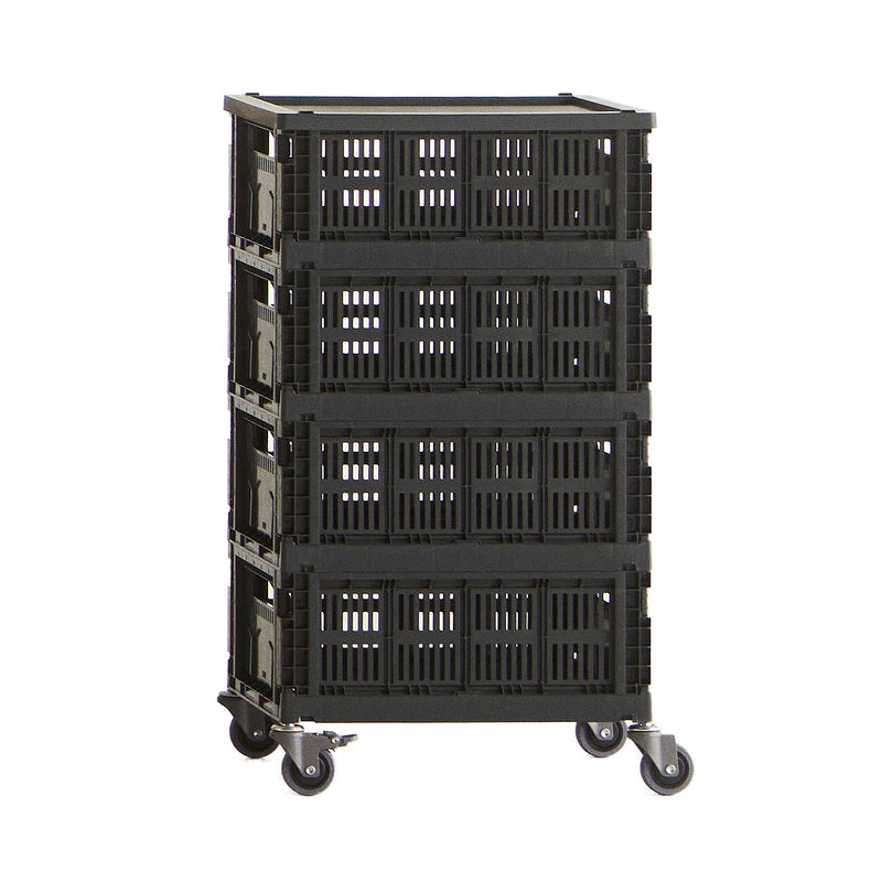 HAY- Colour Crate Rollcontainer | charcoal