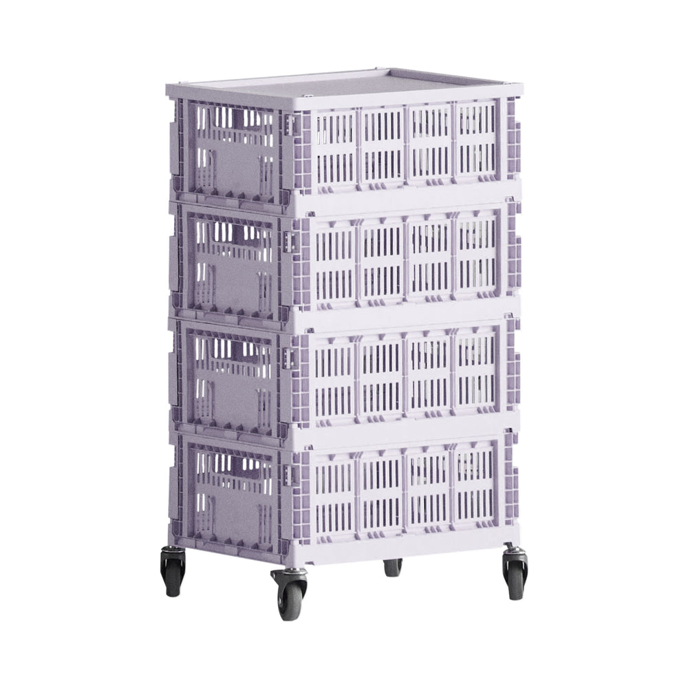 HAY- Colour Crate Rollcontainer | lavendel