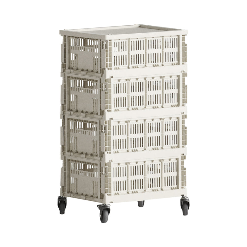 HAY- Colour Crate Rollcontainer | off white